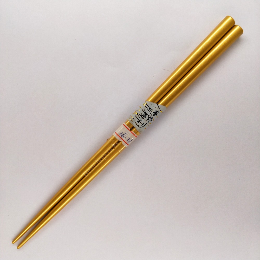 Yellow solid colored chopsticks